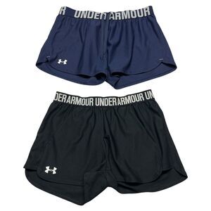 Under Armour Heatgear Women's Loose Shorts, Blue Black